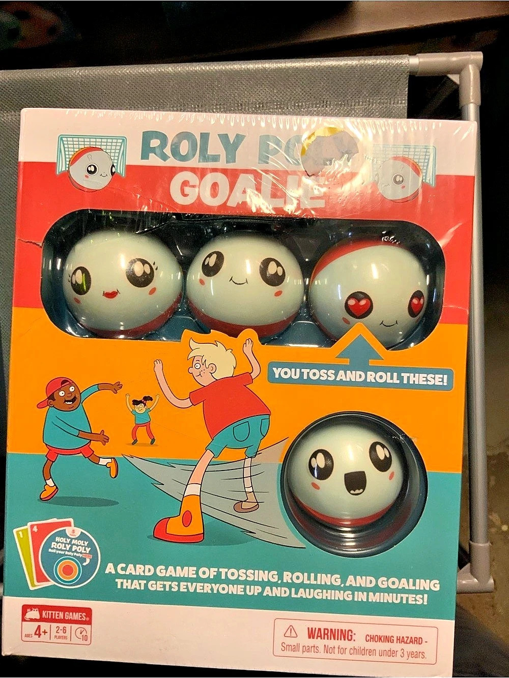 Games Roly Poly Goalie Card Game
